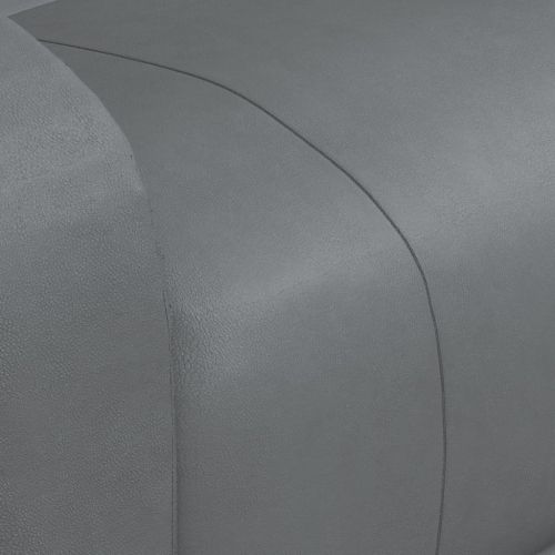 Изправящ масажен стол, сив, изкуствена кожа