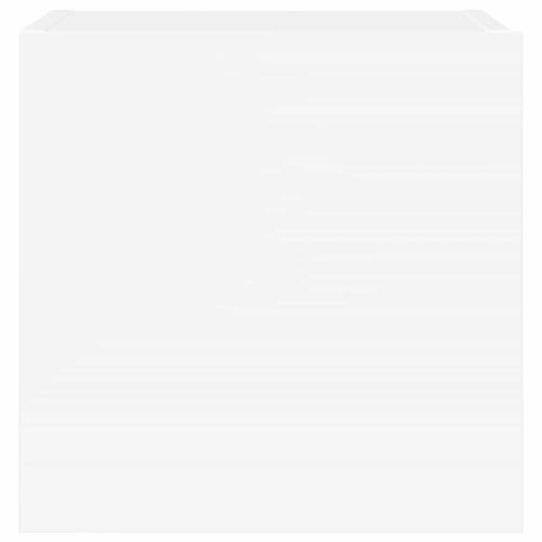 Комплект ТВ шкафове от 5 части инженерно дърво Бял гланц