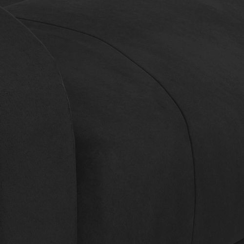 Изправящ стол, черен, кадифе