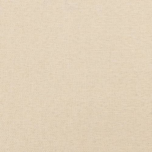 Рамка за легло без матрак, кремава, 180x200 см, плат