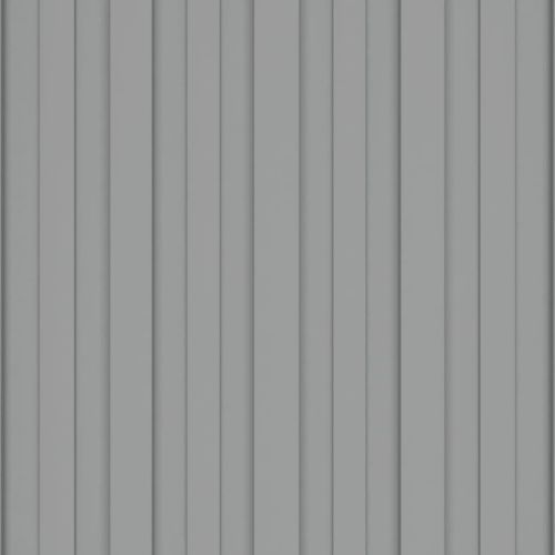 Покривни панели, 12 бр, поцинкована стомана, сиви, 60х45 см