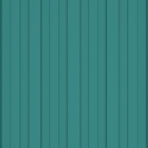 Покривни панели, 12 бр, поцинкована стомана, зелени, 80х45 см