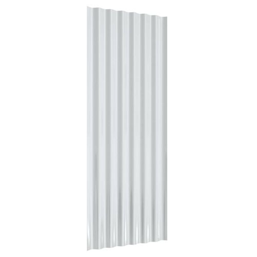 Панели покрив 12 бр поцинкована стомана антрацит 100х36см