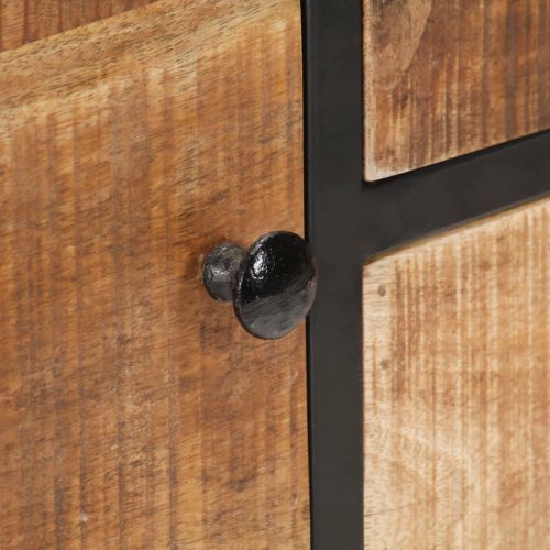 Бюфет, 85x30x80 см, грубо мангово дърво