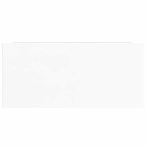 Окачен стенен рафт, бял гланц, 50x23x3,8 см, МДФ