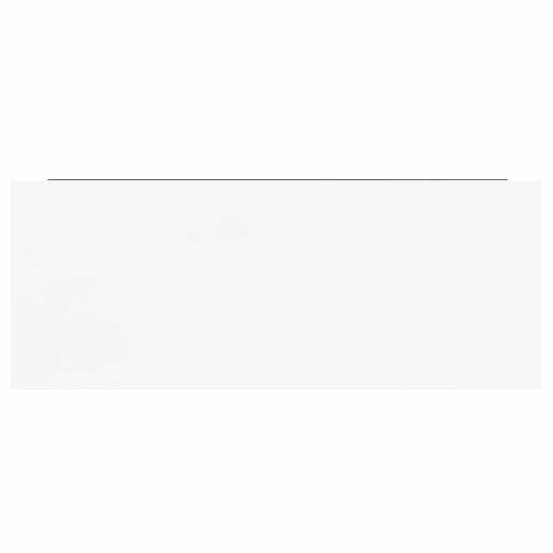 Окачен стенен рафт, бял гланц, 60x23,5x3,8 см, МДФ