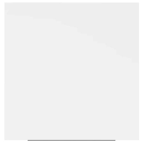 Окачен стенен рафт, бял, 23x23,5x3,8 см, МДФ