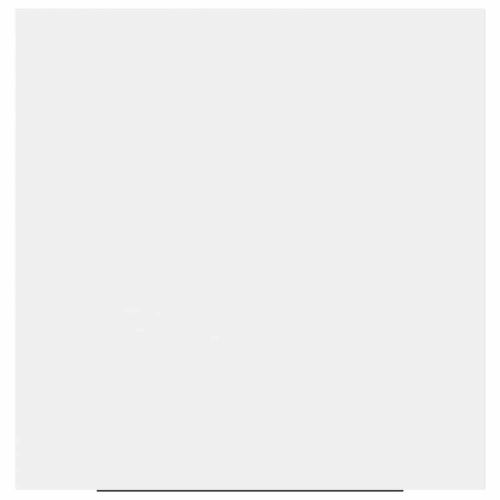 Окачени стенни рафтове, 2 бр, бели, 23x23,5x3,8 см, МДФ