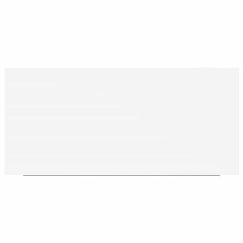 Окачени стенни рафтове, 2 бр, бели, 50x23x3,8 см, МДФ