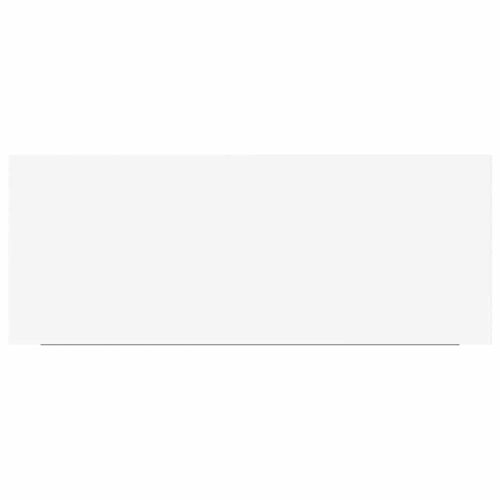 Окачени стенни рафтове, 4 бр, бели, 60x23,5x3,8 см, МДФ