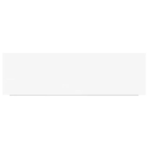 Окачени стенни рафтове, 4 бр, бели, 80x23,5x3,8 см, МДФ