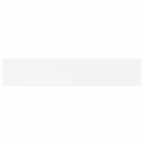 Окачени стенни рафтове, 4 бр, бели, 120x23,5x3,8 см, МДФ