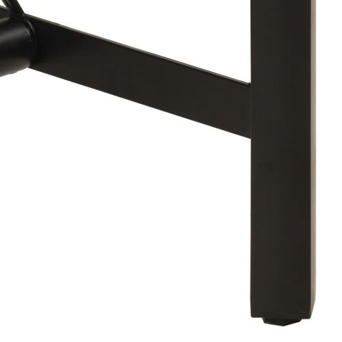 Бар маса 180x70x107 см масивно дърво акация и желязо