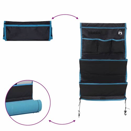 Чанта за съхранение Черен и син 91 x 47,5 см оксфорд