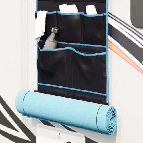 Чанта за съхранение Черен и син 161 x 58,5 см оксфорд