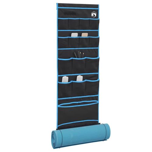 Чанта за съхранение Черен и син 125 x 48 см оксфорд