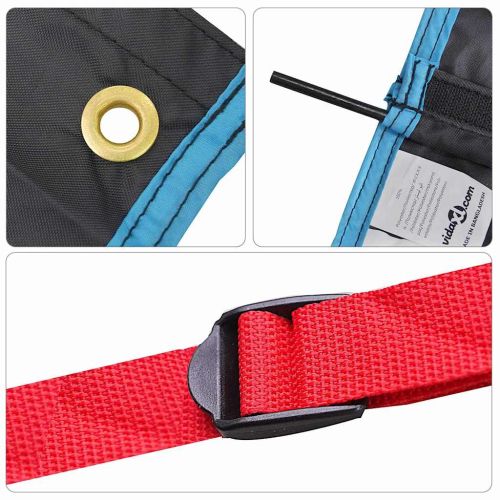 Чанта за съхранение Черен и син 140 x 43 см оксфорд