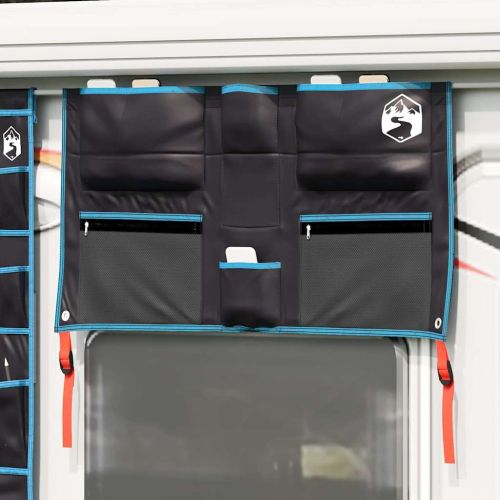 Чанта за съхранение Черен и син 98 x 47 см оксфорд