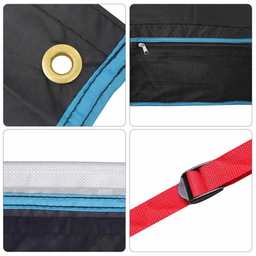 Чанта за съхранение Черен и син 98 x 47 см оксфорд