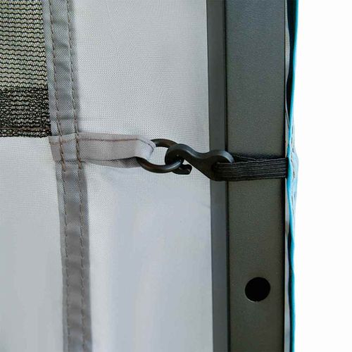 Окачен организатор за палатка Сив и син 320 х 182 см оксфорд