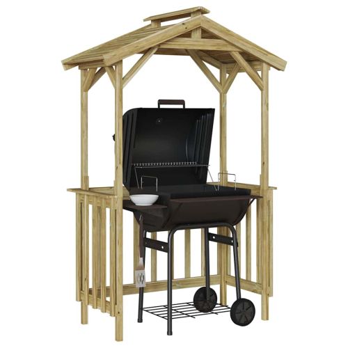 Навес за барбекю Импрегнирано борово дърво