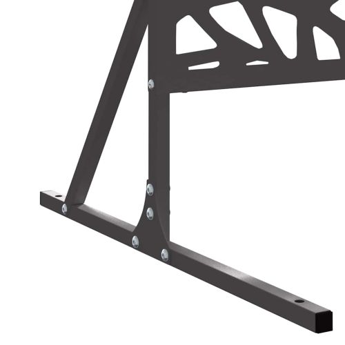 Екран за уединение Черно 100 x 50 x 180 см Стомана