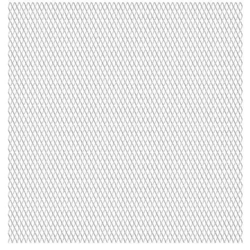 Мрежа оградна, неръждаема стомана, 100x85 см, 45x20x4 мм