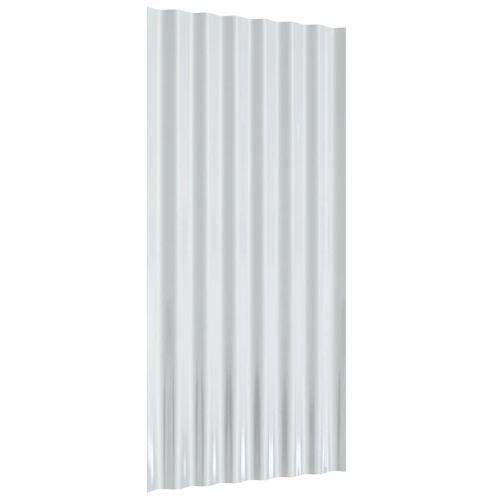 Покривни панели 36 бр поцинкована стомана кафяви 80х36 см