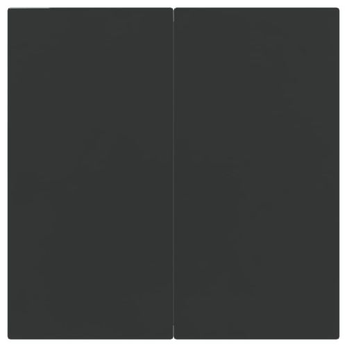 Градински трапезен комплект 5 части черен полиратан и стомана