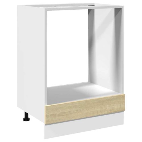 Комплект кухненски шкафове от 8 части "Lyon", дъб Сонома, инженерно дърво