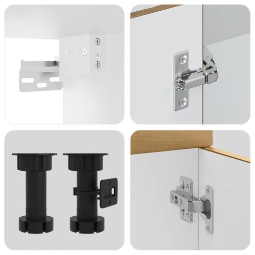 Комплект кухненски шкафове от 7 части Kalmar, инженерно дърво