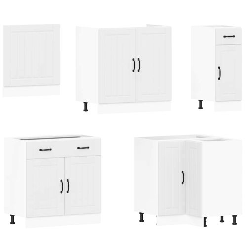 Комплект кухненски шкафове от 11 части Lucca, инженерно дърво