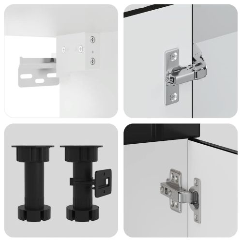 Комплект кухненски шкафове от 11 части Lucca, инженерно дърво