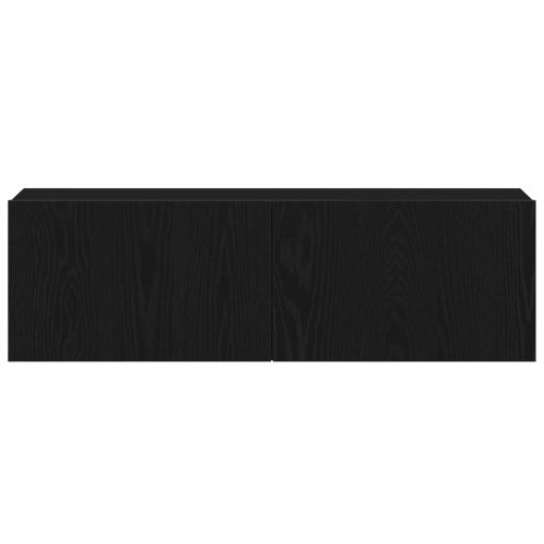 Комплект ТВ шкаф 4 pcs Черния дъб 130,5 x 30 x 140 см