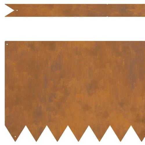 Ограда за трева 50 pcs Кафяво 100 x 0.05 x 20 см