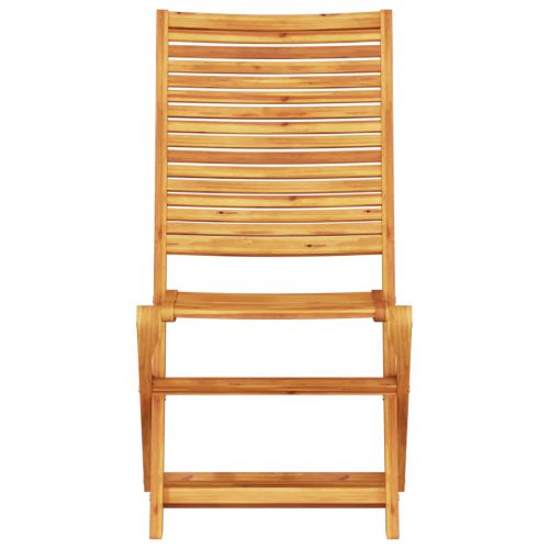 Сгъваем комплект мебели за бистро 3 pcs Кафяво