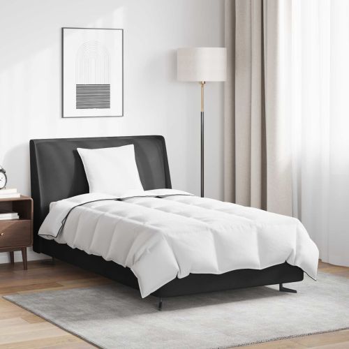 Зимен юрган с възглавница 2 pcs Бяло Пухени пера