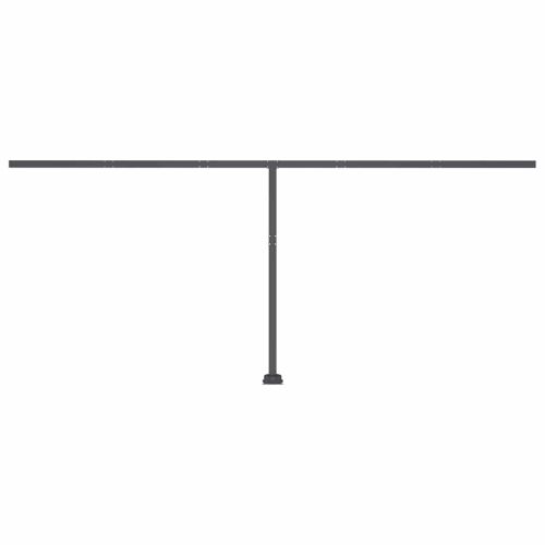 Свободностояща автоматична тента, 600x300 см, антрацит