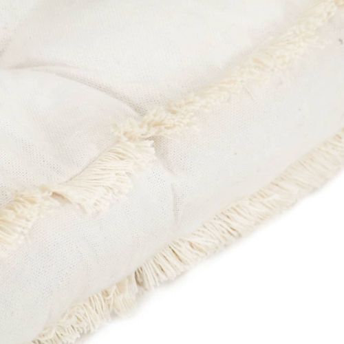 Възглавница за палетен диван, бежова, 120x40x7 см