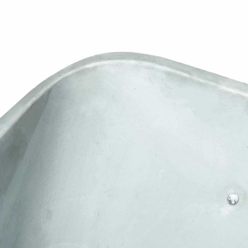 Количка Сребрист и Черен 137 x 60 x 65,5 см Стомана