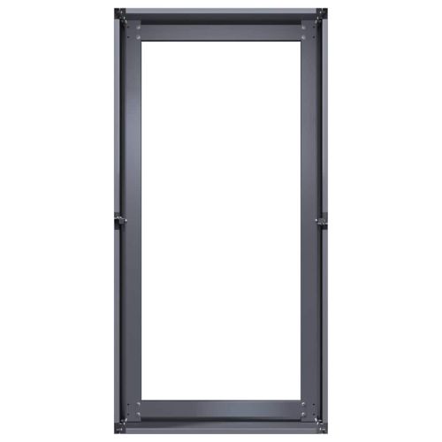 Кашпа, антрацит, 40x80x40 см, студеновалцувана стомана