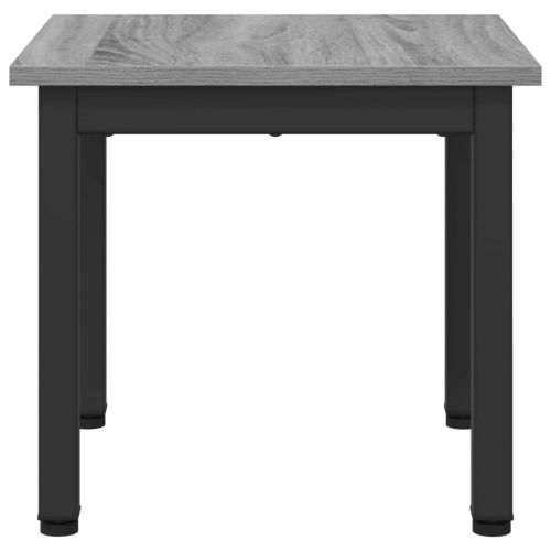 Масичка за кафе Сив Сонома 40 x 40 x 36 cm Инженерно дърво