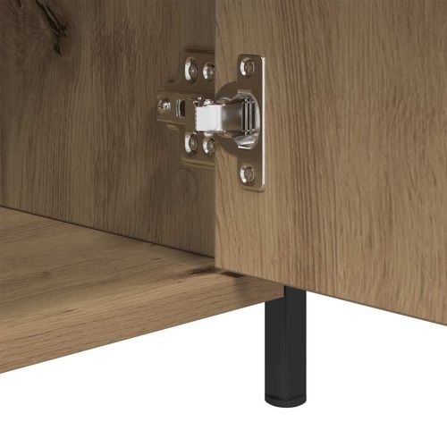 Нощен шкаф с чекмедже 2 pcs Дъб 40 x 42 x 60 см Инженерно дърво