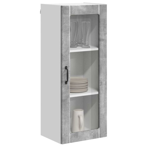 Кухненски шкаф Циментено сиво 40 x 31 x 100 см Инженерно дърво