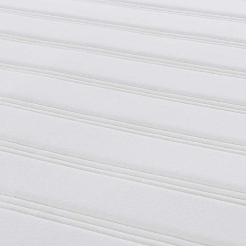 Матрак за легло с матрак Синьо 180 x 200 cm текстил