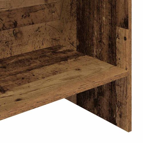 Шкаф за книги Старо дърво 60 x 35 x 180 см Инженерно дърво