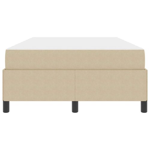 Рамка за легло с матрак Светлозелено сиво 120 x 200 cm текстил