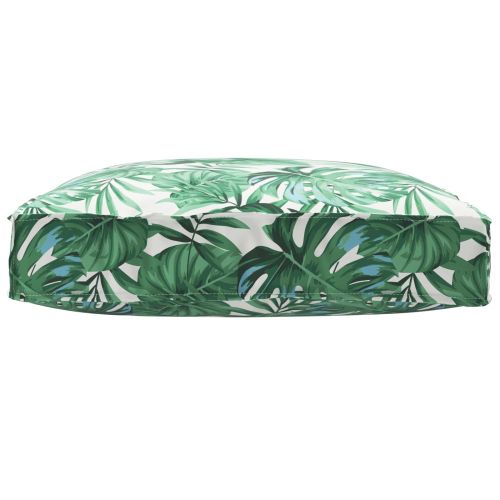 Възглавница Мотив с листа 80 x 80 x 12 cm Оксфордска тъкан