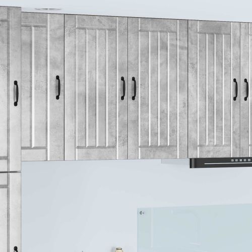 Кухненски шкаф Циментено сиво 80 x 31 x 80 см Инженерно дърво