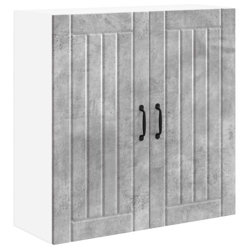 Кухненски шкаф Циментено сиво 80 x 31 x 80 см Инженерно дърво